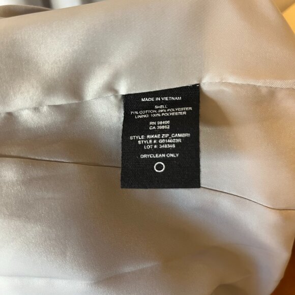 Theory Light Grey Sleeveless Dress with Pockets - Picture 2 of 7